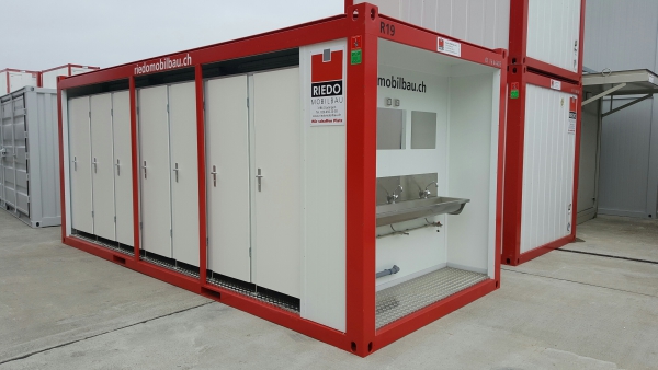 Sanitärcontainer 20 Fuss