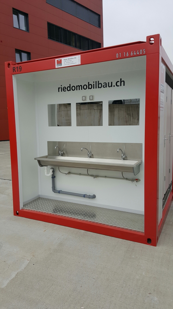 Sanitärcontainer 20 Fuss